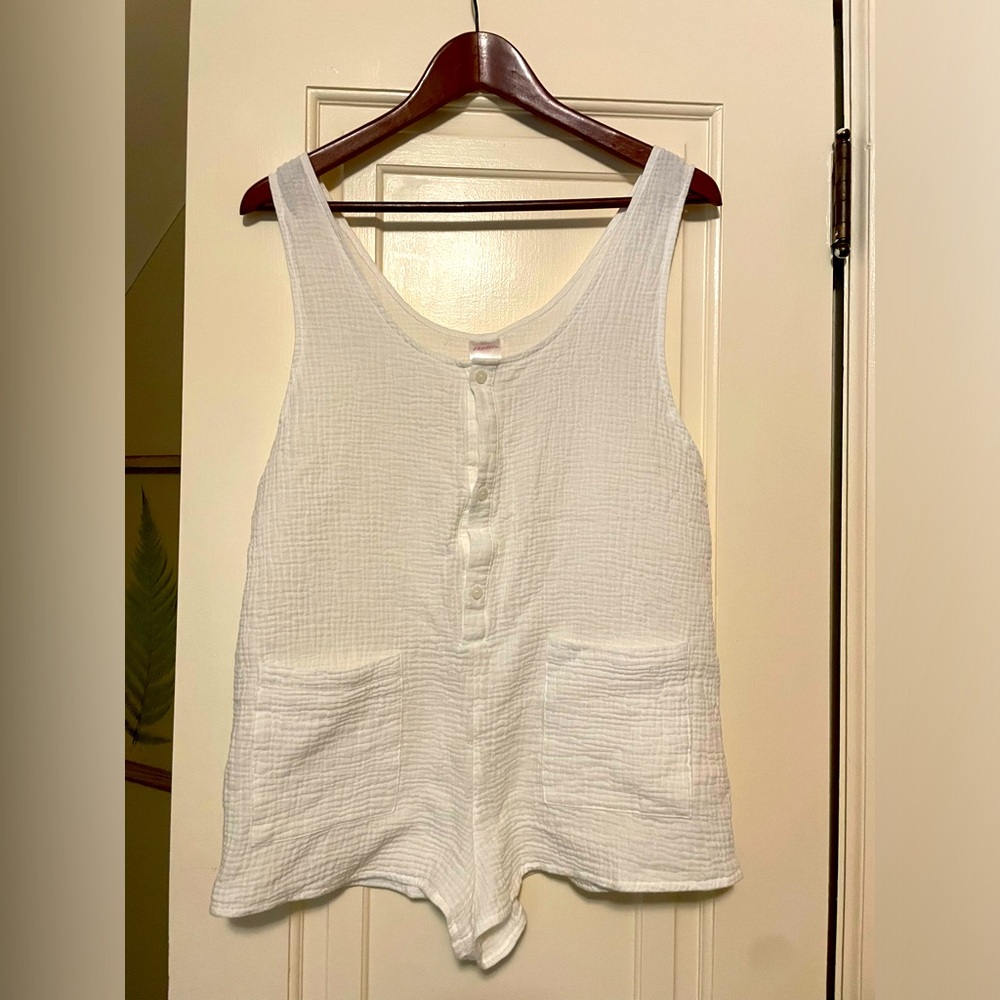 White Xhilaration romper